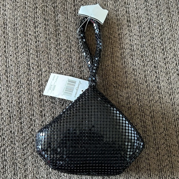 D'margeaux Black Mesh Evening Bag - Picture 2 of 3
